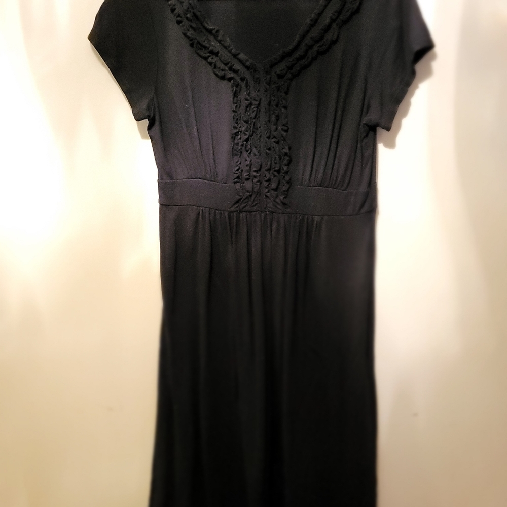 MERONA short sleeve DRESS, Size: S, Color: Black